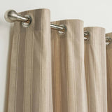 Habitat blackout eyelet curtains neutral stripe 168x229cm, UK version