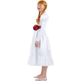 Smiffys Annabelle costume dress with flower belt, UK version