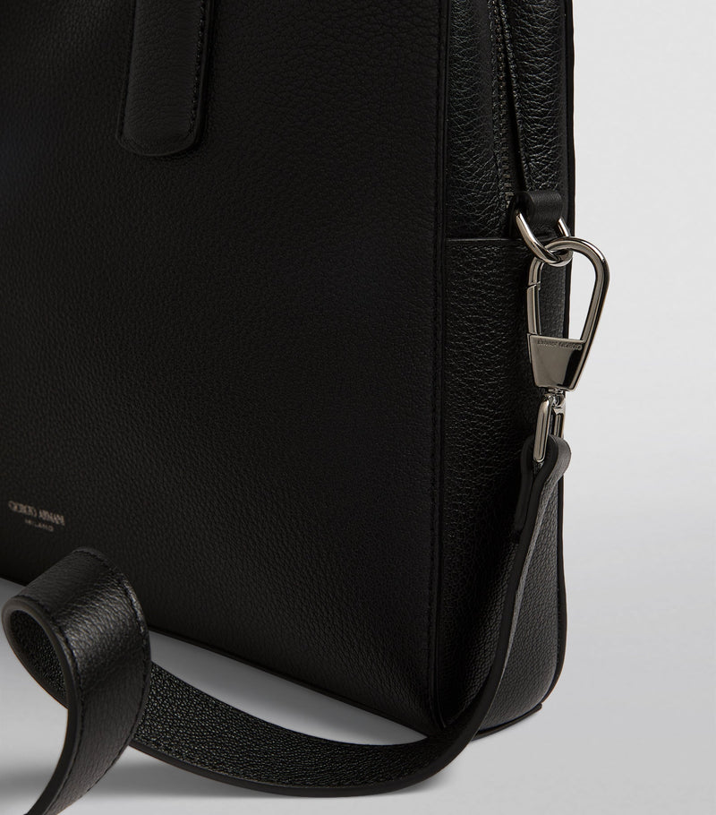 Giorgio Armani leather briefcase, UK version