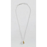 Revere sterling silver two tone feather necklace - British product