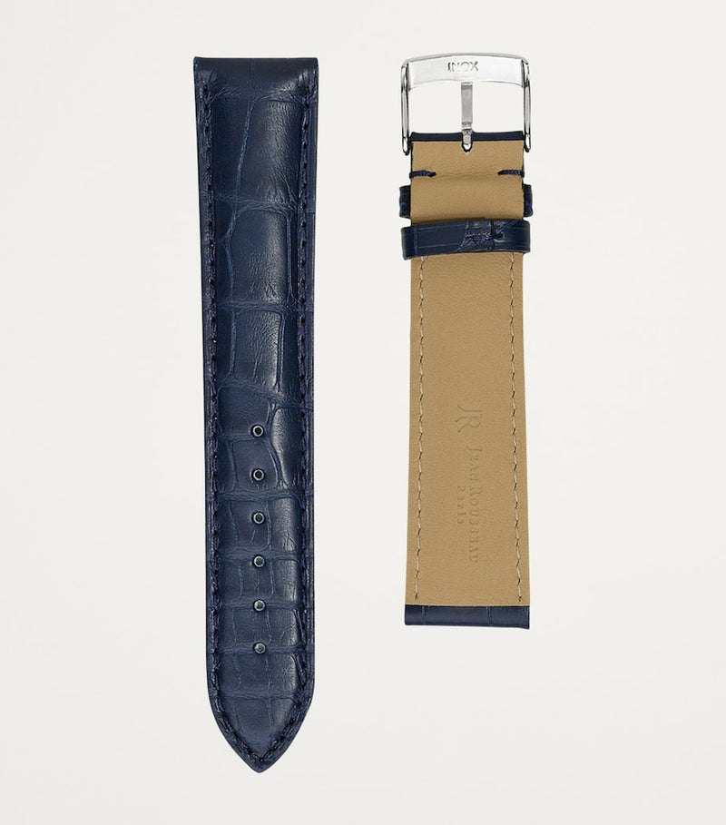 Jean Rousseau Alligator Classic watch strap 16mm, imported from the UK