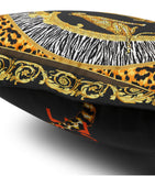 Versace Cotton-Satin Wild Cats cushion 60cm x 60cm (British brand)