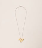 Tilly Sveaas gold-plated Moi + Toi cluster necklace - British product