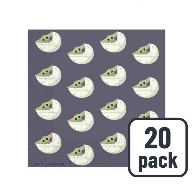 Star Wars Mandalorian Paper Napkins   20 per pack GOODS M&S