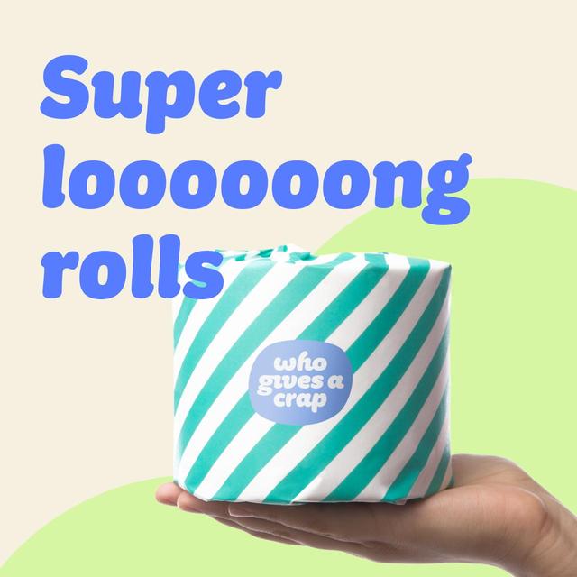 Who Gives A Crap Recycled Toilet Paper - 16 Rolls 16 per pack GOODS M&S