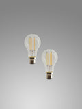 BC 8W LED GLS light bulbs 2 pack (British brand)