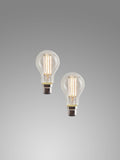BC 8W LED GLS light bulbs 2 pack (British brand)