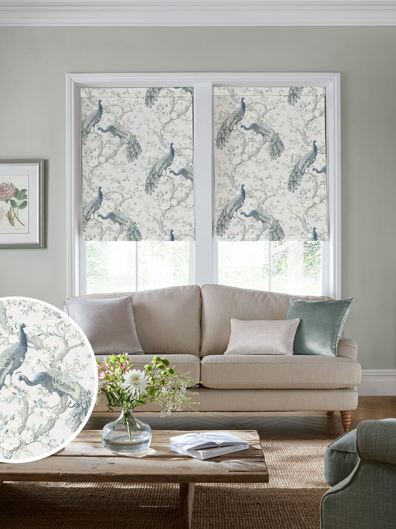 Laura Ashley Blue Belvedere Roman blind - British product