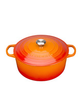 Harrods Le Creuset Cast Iron Round Casserole Dish 20cm- Buy online at McGrocer