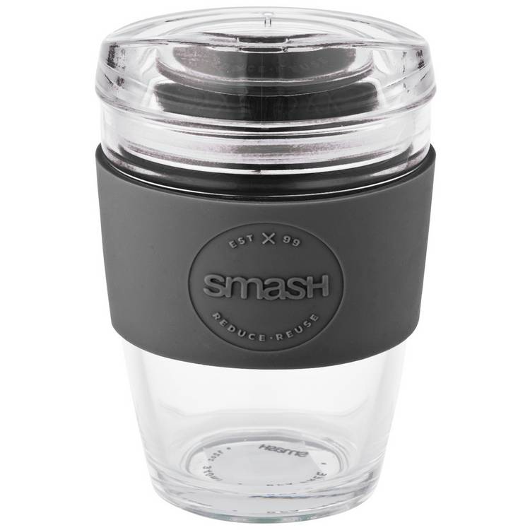 Smash black coffee cup 340ml (British brand)
