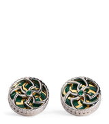 Harrods Tateossian Palladium-Plated Trinity Cufflinks- Buy online at McGrocer