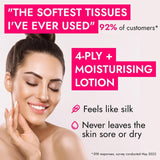 tishoo Hyaluronic Acid-infused 4-Ply Ultra Soft Tissues Belgravia Designs 4 per pack GOODS M&S