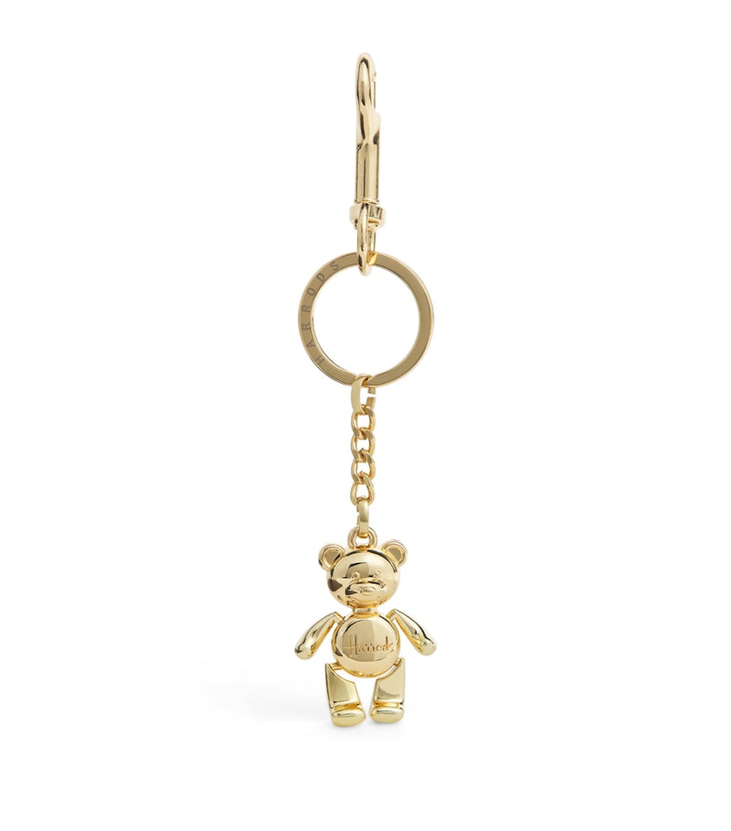 Harrods jointed bear keyring 15cm (British brand)