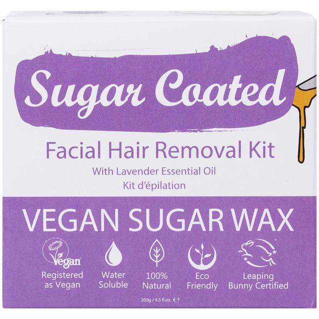 Sugar Coated Facial Hair Removal Kit With Lavender Essential Oil 200ml GOODS M&S
