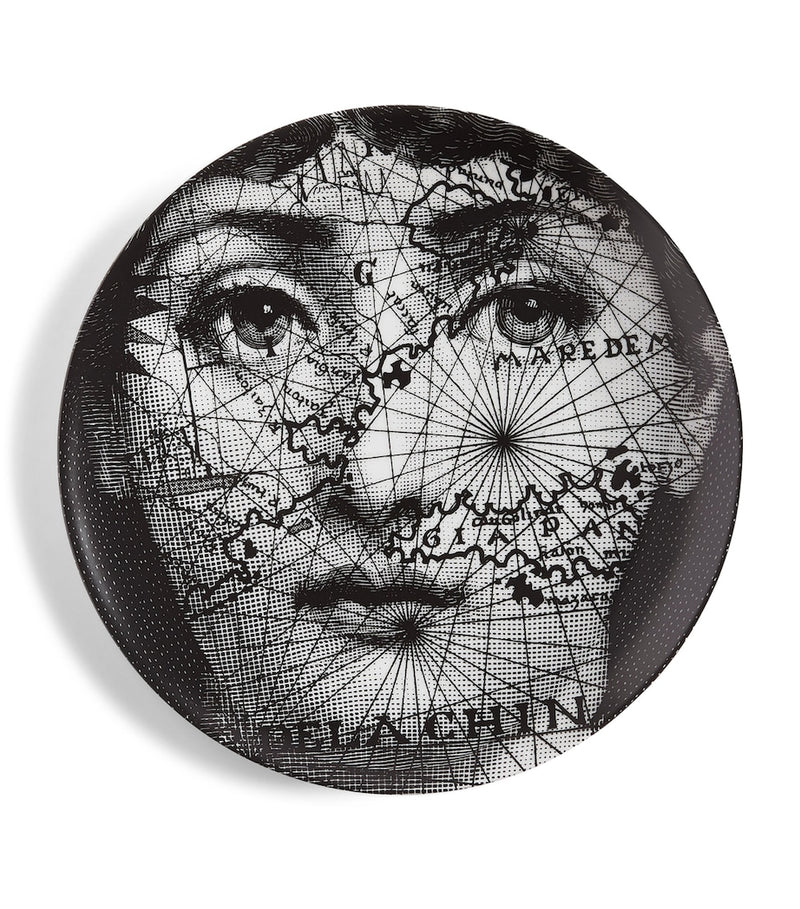 Fornasetti Tema e Variazioni No. 94 wall plate 26cm - British product