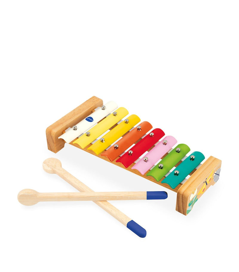 Janod wooden four-piece musical set for babies from 18 months, UK version