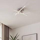 Eglo Lasana LED ceiling light chrome finish, UK version
