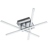 Eglo Lasana LED ceiling light chrome finish, UK version