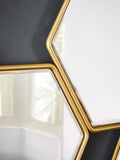Gold honeycomb decorative wall mirror 152cm x 55.5cm, UK version