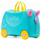 Trunki Una Unicorn ride-on suitcase turquoise, UK version