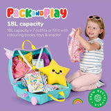 Trunki Una Unicorn ride-on suitcase turquoise, UK version