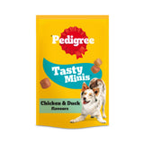 ASDA Pedigree Tasty Minis Chicken & Duck Chewy Cubes Adult Dog Treats 130g- Buy online at McGrocer
