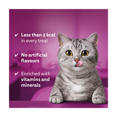Whiskas cat treats with chicken and cheese 180g (British brand)