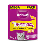 Whiskas cat treats with chicken and cheese 180g (British brand)