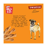 Misfits Twistos dog treats with chicken 105g, imported from the UK