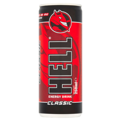 Hell energy drink Classic 250ml, UK version