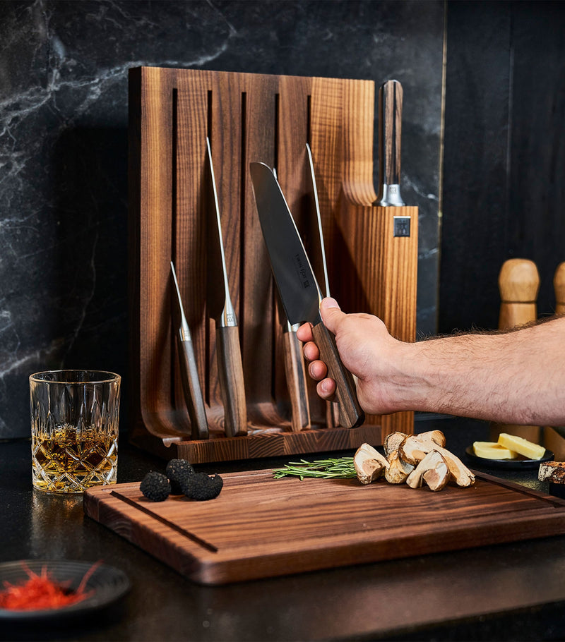 Zwilling magnetic knife block set (British brand)