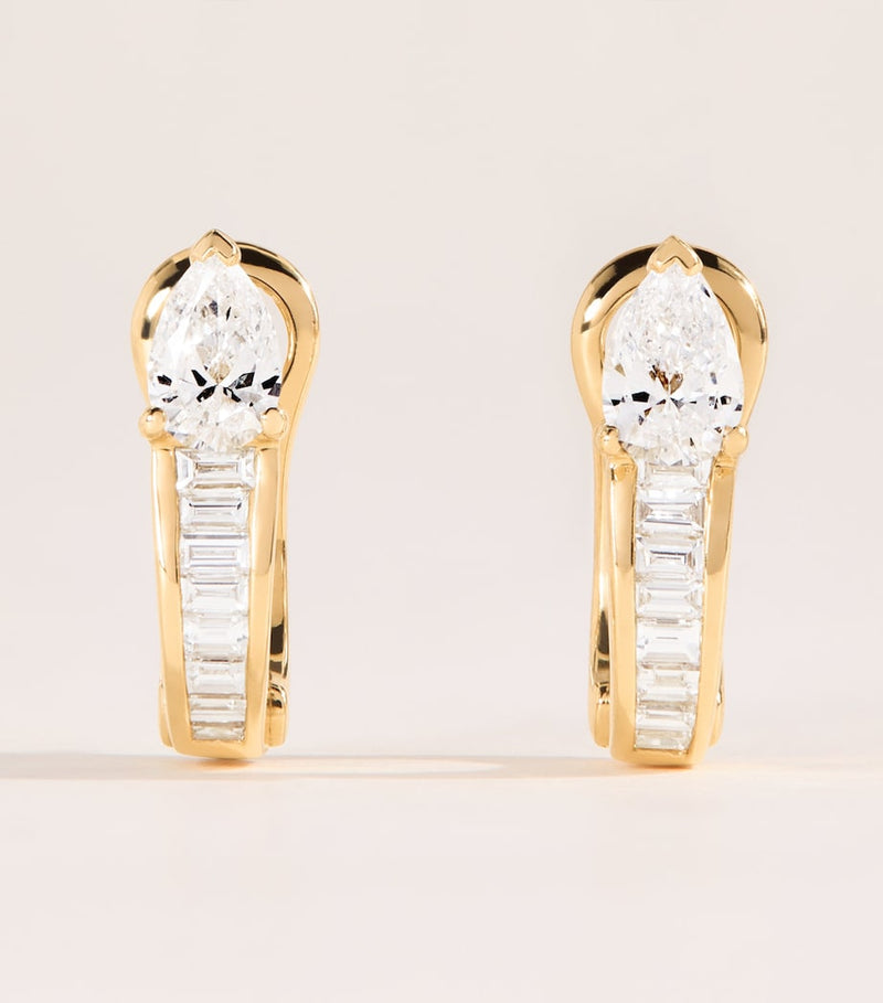 Anita Ko Saturn huggie earrings, UK version