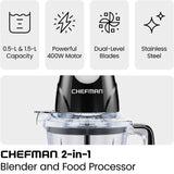 Chefman 400W all-in-one portable blender set (British brand)