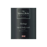 Savile Row Heritage hair and body wash 500ml - British product