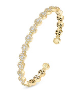 Harrods David Morris Triolette Diamond-Encrusted Hexagon Bangle in 18kt Yellow Gold- Buy online at McGrocer