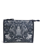 Harrods Knights of Brompton pouch with jacquard design, imported from the UK