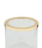ZODIAC cracked crystal bathroom bin (British brand)