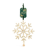 Harrods Harrods Embellished Snowflake Tree Decoration- Buy online at McGrocer
