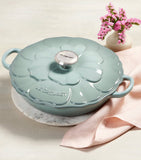 Le Creuset cast iron petal shallow casserole dish 26cm, UK version