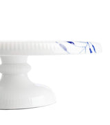 Harrods Blue Fluted Mega Serving Dish on Stand (29.5cm)- Buy online at McGrocer