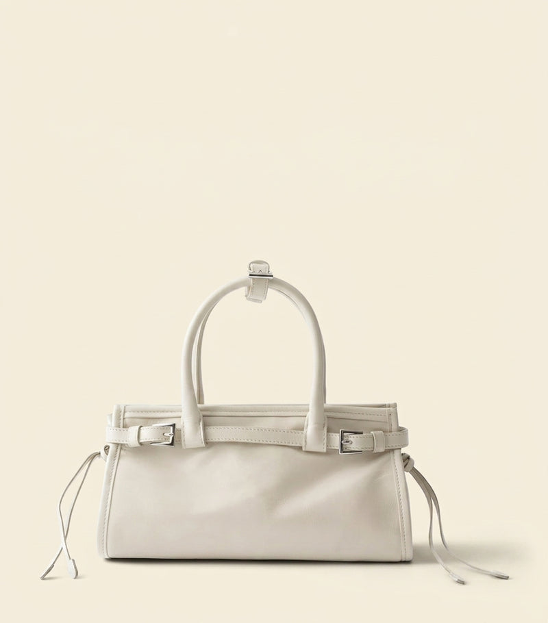 Prada Bonnie mini leather top-handle bag, calfskin, UK version