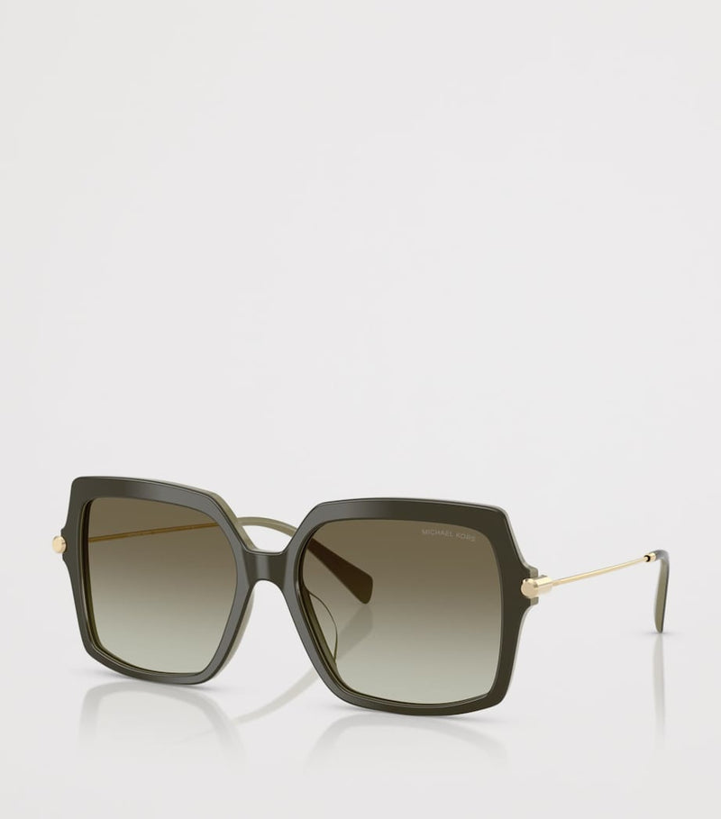 Michael Kors Quogue square acetate sunglasses, imported from the UK