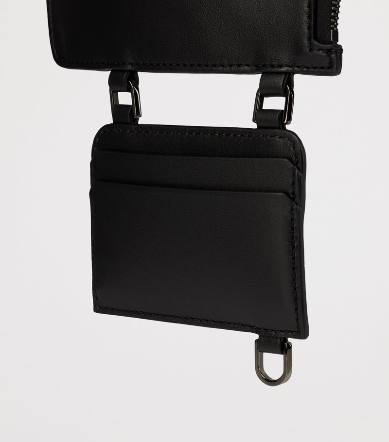 Christian Louboutin tactical leather harness with pockets, UK version