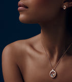 Chopard Happy Diamonds earrings rose gold (British brand)