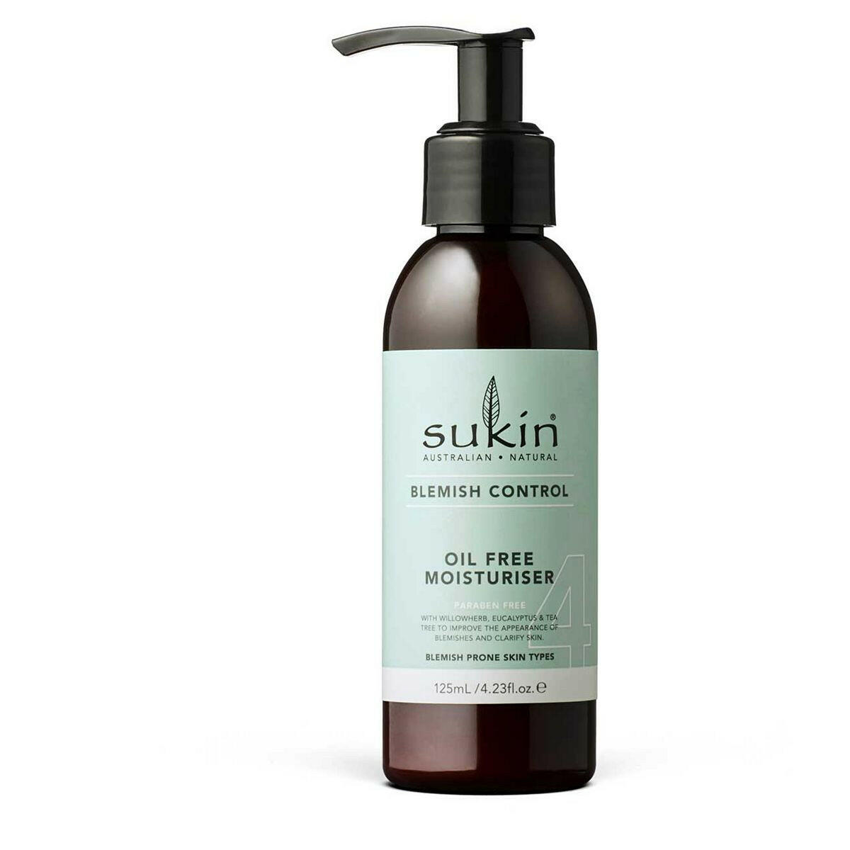 Sukin Blemish Control Oil Free Moisturiser 125ml Face Moisturiser Boots