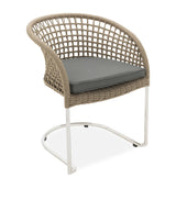 Harrods Indian Ocean Marina Curved Outdoor Chair- Buy online at McGrocer