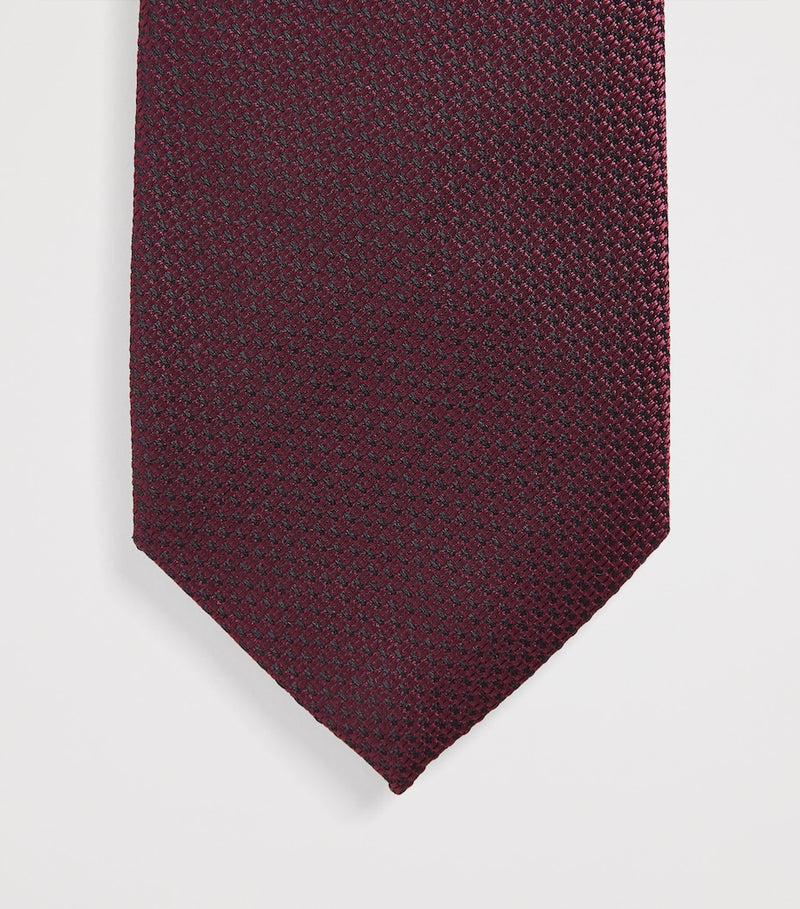 Isaia seven-fold silk tie 8cm - British product