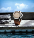 Panerai Luminor watch 47mm stainless steel, UK version