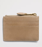 Miu Miu Nappa Leather embossed card holder with keyring, UK version