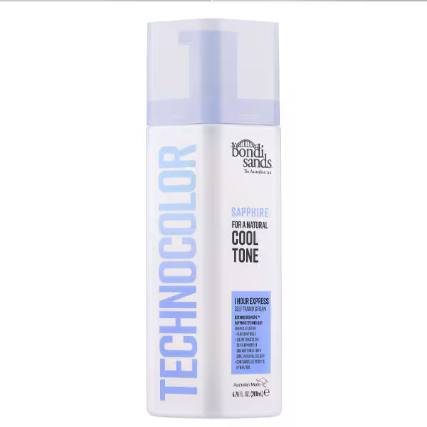 Technocolor Self Tanning Foam Sapphire 200ml (British brand)